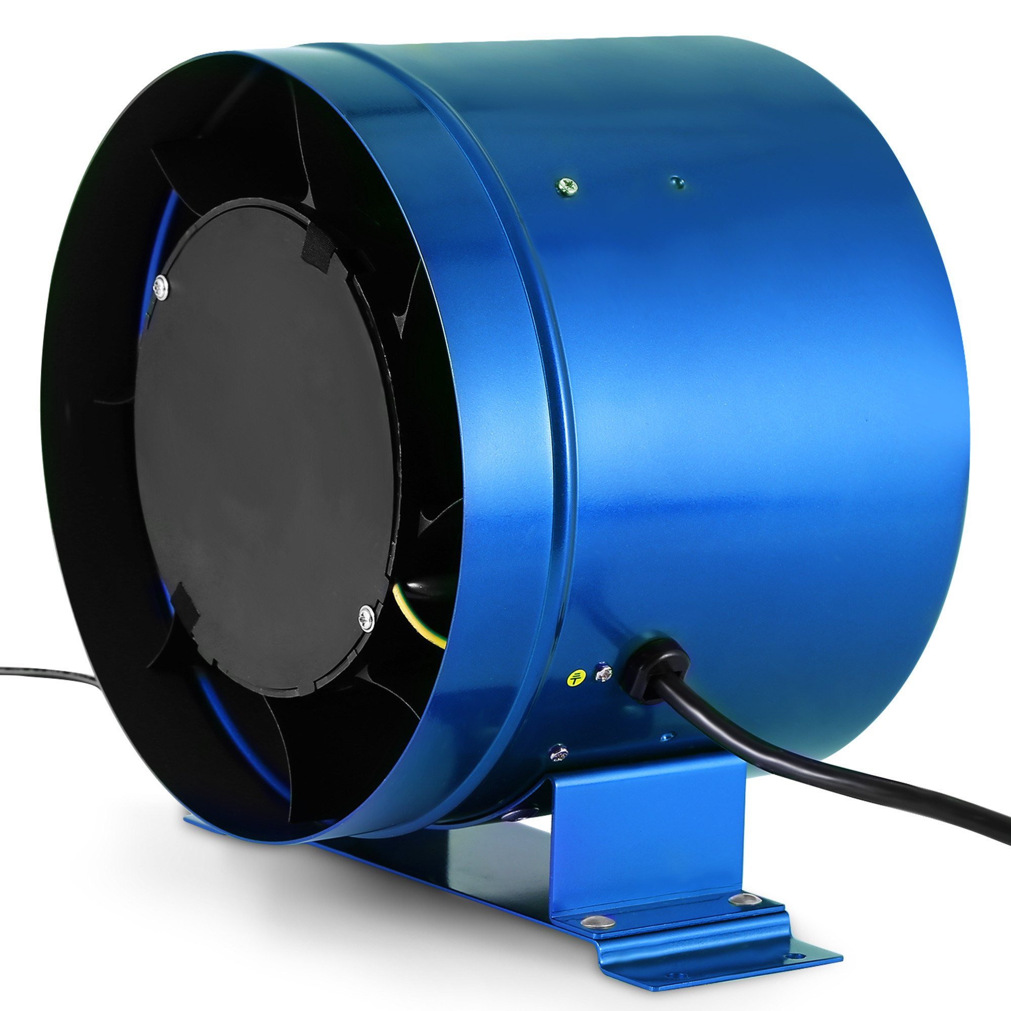 VEVOR 10" 250mm Inline Duct Fan w/Speed Controller Exhaust Blower Extractor Fume Ventilation