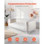 Plastic Couch Cover 4 Mil Clear Thicker Couch Cover for Moving 92 x 62 x 42 inch