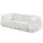 Funda de sofá de plástico VEVOR, 4 milésimas de grosor, funda de sofá transparente resistente con diseño de apertura amplia, resistente al desgaste e impermeable, 233 x 157 x 107 cm