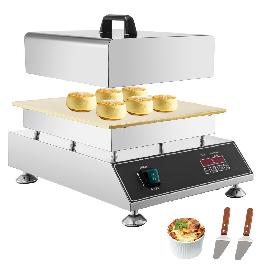VEVOR Souffle Pancakes Maker Commercial Soufflé Machine 1500W Dessert Baker