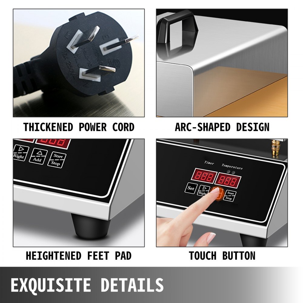 VEVOR Souffle Pancakes Maker Commercial Soufflé Machine 1500W Dessert Baker