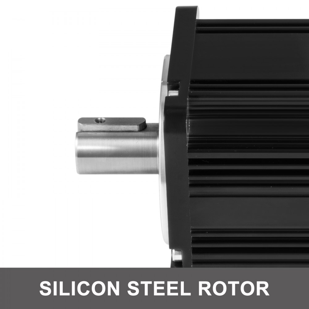Servomotor 1kw 4nm Ac Servo Cnc 2500prm Hoja de acero de procesamiento de cobre puro