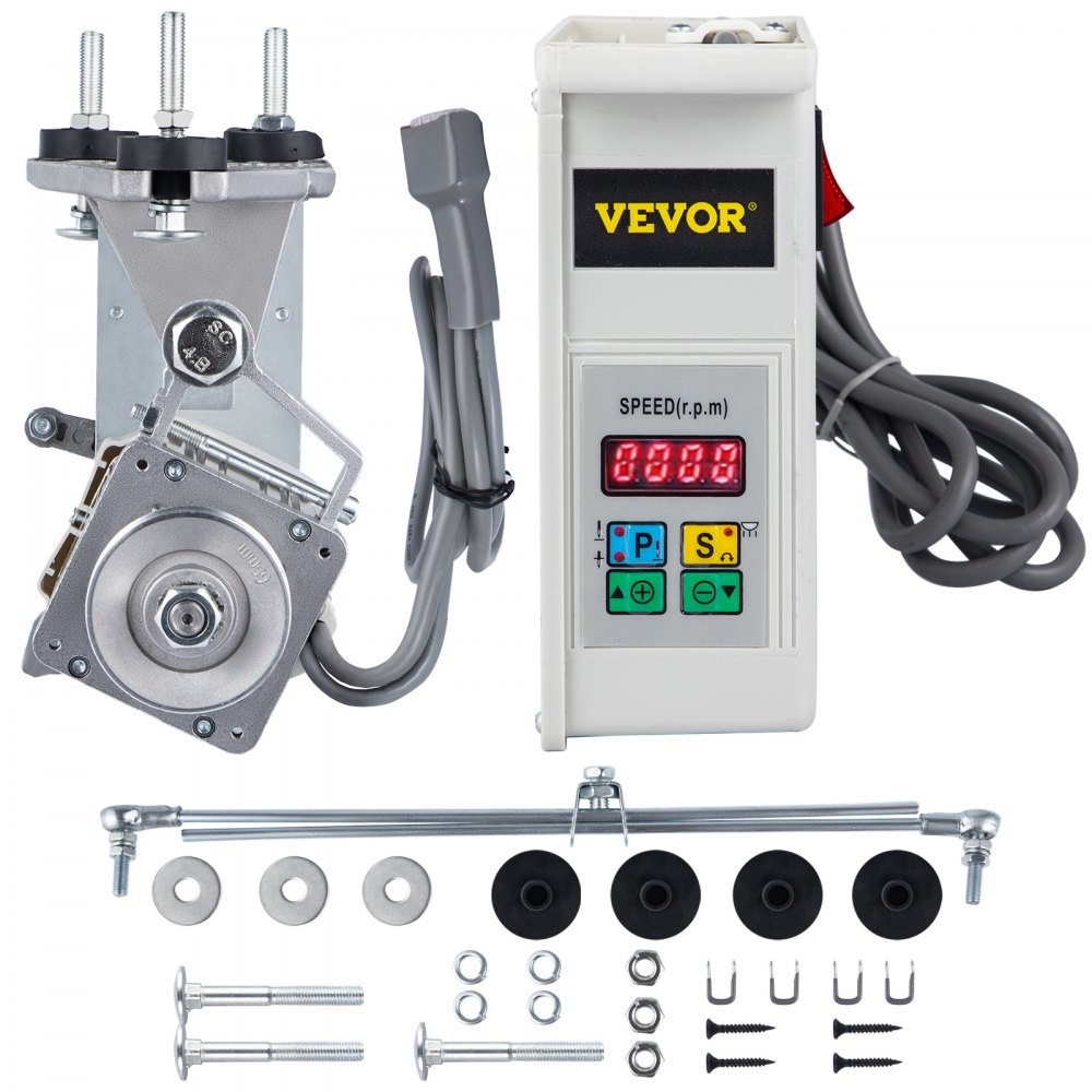 VEVOR CS1000 Sewing Machine Servo Motor, 3/4HP 4500rpm Single Phase Electric Servo Drive Motor for Industrial Sewing Machine, 110V, 550W