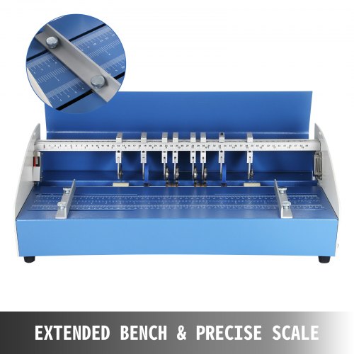 VEVOR 20.5" 520mm Electric Creasing Machine 3 in 1 Paper Creaser Perforating Scoring Hevay Duty Metal Electric Creaser for Paper Card Book Scoring