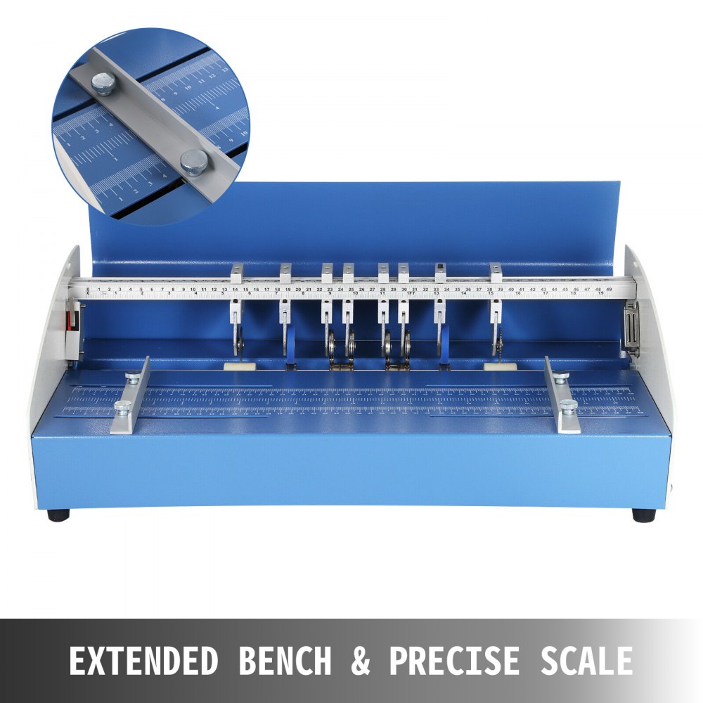 VEVOR 20.5" 520mm Electric Creasing Machine 3 in 1 Paper Creaser Perforating Scoring Hevay Duty Metal Electric Creaser for Paper Card Book Scoring