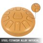 Steel Tongue Drum 12" 11 Notes Drum Handpan With Bag Book Mallets Finger Picks