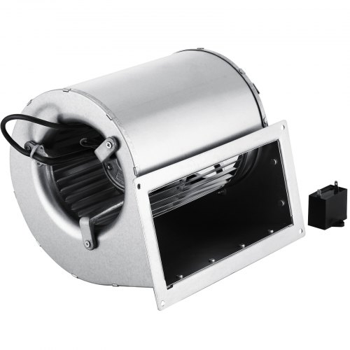 VEVOR 250W Centrifugal Blower Fan Fireplaces Pellet Stove Axial Room Spiral
