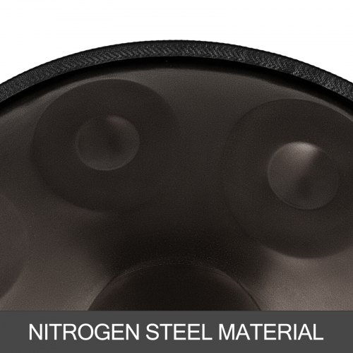 9 Notes Hand Drum Handpan 22" D Minor Hand Pan Carbon Steel Tongue Musical + Bag