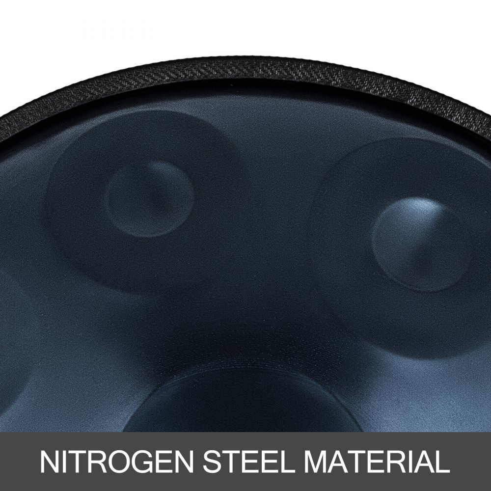 9 Notes Handpan Drum Hand Pan Carbon Percussion Hand Pan High Grade For Yoga
