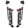 VEVOR Drywall Stilts, 61-101.6 cm Adjustable Aluminum Tool Stilts with Protective Knee Pads, Durable and Non-slip Work Stilts for Sheetrock Painting, Walking, Taping, Black