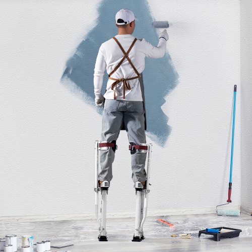 VEVOR Drywall Stilts Aluminum Tool Stilts 18''-30'' Adjustable Painting Taping