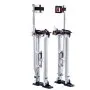 VEVOR Drywall Stilts, 24''-40'' Adjustable Aluminum Tool Stilts with Protective Knee Pads, Durable and Non-slip Work Stilts for Sheetrock Painting, Walking, Taping, Silver
