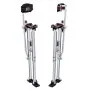 VEVOR drywall stilts with adjustable height, secure straps, and lightweight aluminum alloy construction.