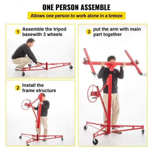 Transporteur De Plaques Sharplace - Outil De Levage Pour Cloison Sèche, Contreplaqué (80 Kg)