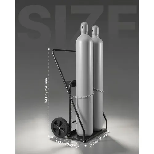 Gaasiballooni käru kahele balloonile, 200 kg — pilt 3