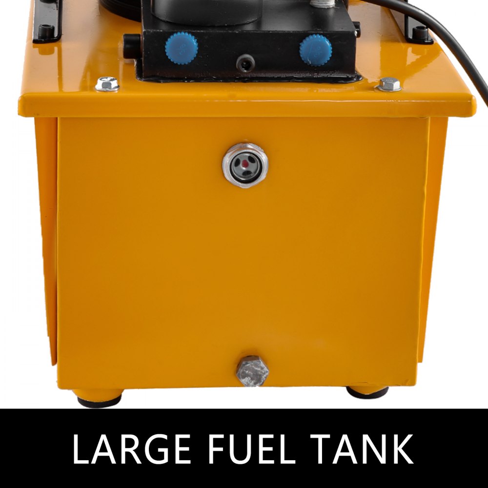 VEVOR Hydraulic Pump Electric Double Acting Manual Valve Hydraulic Pump 10000 PSI Electric Hydraulic Power Unit for Home and Commercial Using (Double Acting)