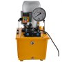 VEVOR Hydraulic Pump Electric Double Acting Manual Valve Hydraulic Pump 10000 PSI Electric Hydraulic Power Unit for Home and Commercial Using (Double Acting)