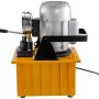 VEVOR Hydraulic Pump Electric Double Acting Manual Valve Hydraulic Pump 10000 PSI Electric Hydraulic Power Unit for Home and Commercial Using (Double Acting)