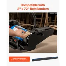 VEVOR Sanding Belts 2″ x 72″ 6PCS Belt Sander Sanding Belts with Assorted Grits