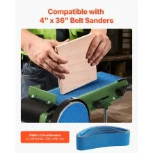 VEVOR Sanding Belts 4″ x 36″ 10 PCS Belt Sander Sanding Belt with Assorted Grits