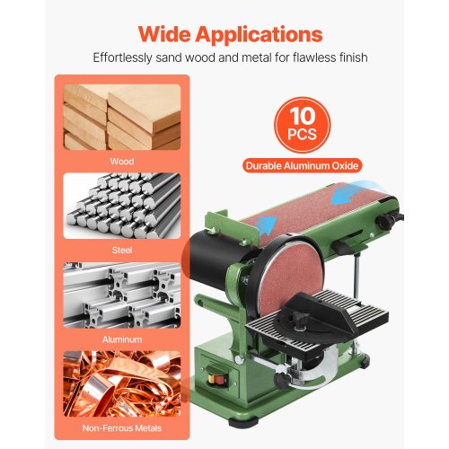 Pack De 6 Courroies Abrasives 6x48 Pouces - Grains 60 à 400 - Pour Ponceuse à Bande - NEUF