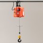 VEVOR 3-in-1 Electric Hoist Winch, 500 kg Capacity, 1500W Portable Electric Power Winch, 7.6 m Lifting Height, 5 m/min with Manual, Wired & Wireless Remote Control for Factory, Warehouss, Garage