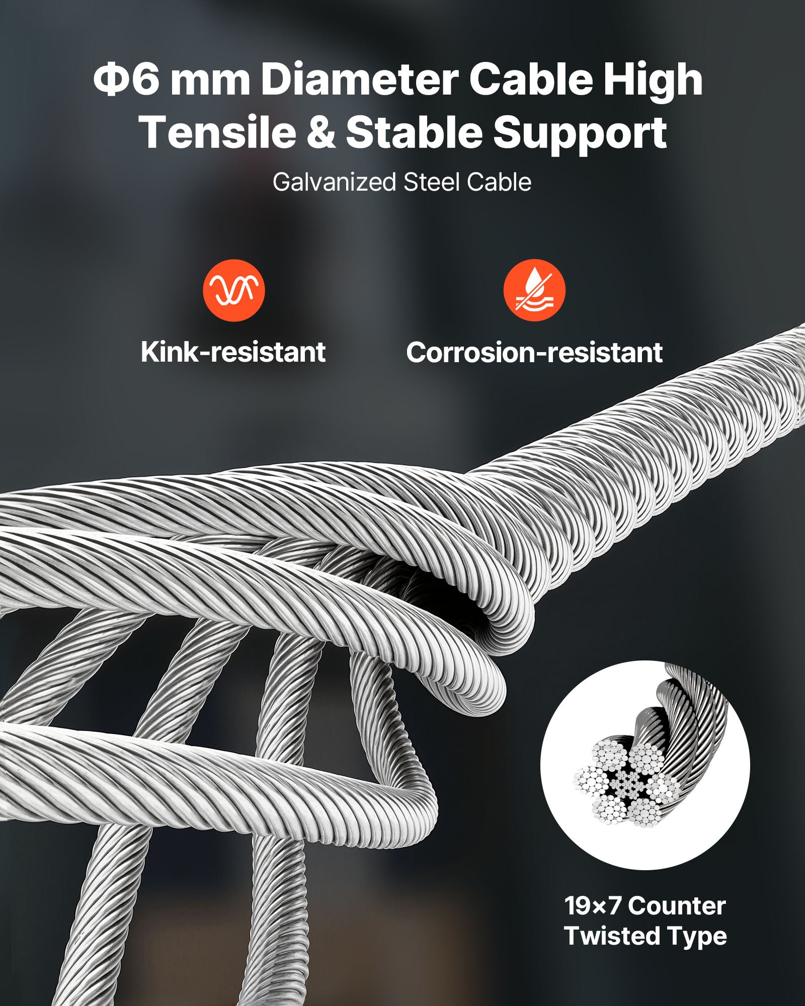 VEVOR 3-in-1 Electric Hoist Winch, 500 kg Capacity, 1500W Portable Electric Power Winch, 7.6 m Lifting Height, 5 m/min with Manual, Wired & Wireless Remote Control for Factory, Warehouss, Garage