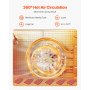 VEVOR 6 Trays Food Dehydrator Machine Stainless Steel 400W Jerky Fruit Drying