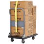 VEVOR Ratchet Tie Down Straps (4PK), 5000 lb Break Strength, Double J Hook Includes 4 Premium 2" x 15' Rachet Tie Downs with Padded Handles, for Moving Securing Cargo, Appliances, Lawn Equipment
