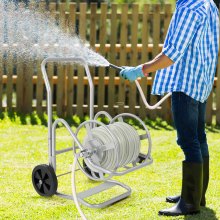 Hose Reel Cart 200ft. Heavy Duty Garden Water Yard Planting w/ Wheels