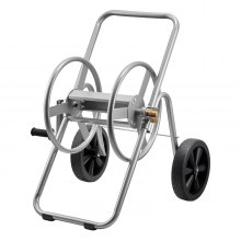 VEVOR Water Hose Reel Cart, 6096/9144 cm High-Pressure Garden Hose Cart, Hoses Reel Carts with Two Wheels, Handle & Heavy-Duty Mesh Storage Basket, Portable Hoses Reels for Garden, Car, Pet Washing