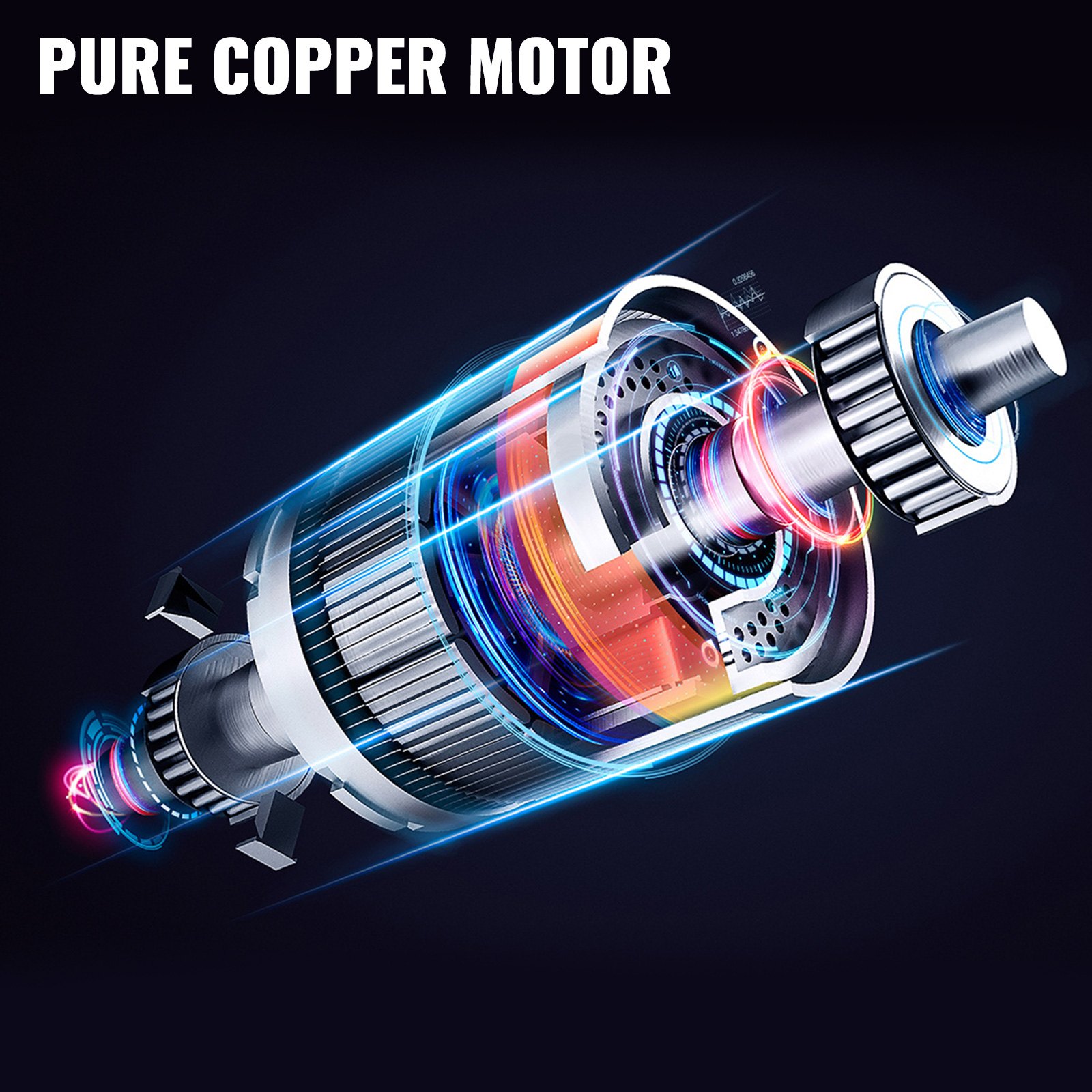 Vevor 950W Double Axis Bench Belt Sander Grinding Machine Variable Speed Grinder