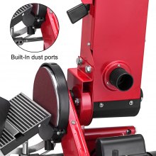VEVOR Belt Sander 4" x 36", Disc Combo Sander 6",Electric Adjustable Bench Belt Sander 375W,Grinder Bench Sanding Machine With 4 Rubber Foot Pad