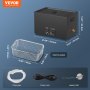 VEVOR Ultrasonic Cleaner 30L Cleaning Machine with Timer Heater & Basket 600W