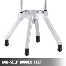 VEVOR 6-Section Commercial Easy Wedger Stainless Steel Blade Fruit Lime Slicer, Lemon Cutter for Home Bar Restaurant