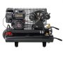 VEVOR 8 Gallon Twin-Tank Gas Powered Air Compressor, 6.5HP 7CFM Air Tank, Gas-Driven Air Compression System with Twin-Cylinder Piston Pump, 115 PSI Max Pressure & Wheel for Workshops (4 Gallon x 2)