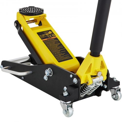 VEVOR Floor Jack, 1.5 Ton Low Profile Floor Jack, Aluminum And Steel Racing Floor Jack With Dual Pistons Quick Lift Pump, Floor Jack Lifting Range 80 mm-365 mm