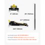 VEVOR Floor Jack, 2.5 Ton Low Profile Floor Jack, Aluminum and Steel Racing Floor Jack with Dual Pistons Quick Lift Pump, Floor Jack Lifting Range 3-3/4"-18-7/10"