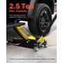 VEVOR Floor Jack, 2.5 Ton Low Profile Floor Jack, Aluminum And Steel Racing Floor Jack with Dual Pistons Quick Lift Pump, Floor Jack Lifting Range 95 mm-475 mm