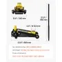 VEVOR Floor Jack, 3 Ton Low Profile Floor Jack, Heavy-duty Steel Racing Floor Jack with Single Piston Quick Lift Pump, Floor Jack Lifting Range 5.12"-20"