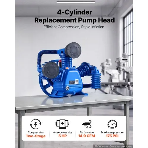 Kompressoripump 3,7 kW, 422 l/min, 12 bar — pilt 2