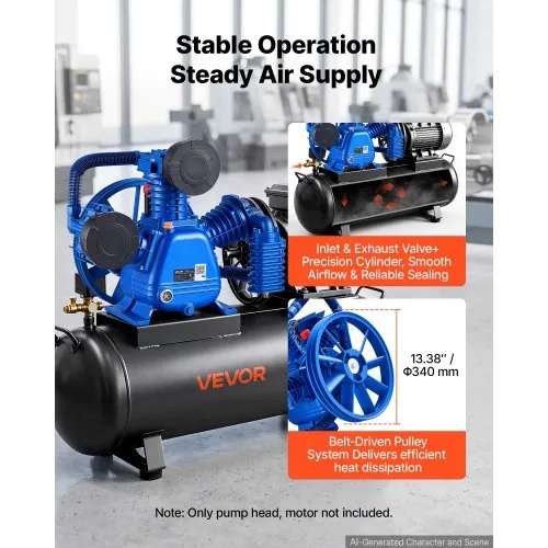 Kompressoripump 3,7 kW, 422 l/min, 12 bar — pilt 3