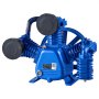 VEVOR Air Compressor Pump Head, 3.73 kW 422 L/min, 3-Cylinder Oil-Lubricated Air Compressor Pump Head, Dual-Stage Cast Iron Replacement Head with Max 12 Bar Pressure for Woodworking Auto Repair