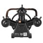 VEVOR Air Compressor Pump Head, 2.98 kW 320 L/min, 3-Cylinder Oil-Lubricated Air Compressor Pump Head, Single-Stage Cast Iron Replacement Head with Max 10 Bar Pressure for Woodworking Auto Repair