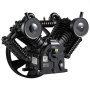 VEVOR Air Compressor Pump Head, 7.46 kW 850 L/min, 4-Cylinder Oil-Lubricated Air Compressor Pump Head, Dual-Stage Cast Iron Replacement Head with Max 12 Bar Pressure for Woodworking Auto Repair