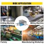 VEVOR Compound Slide Milling Table, 4-7/10" x 4-3/10" Multifunction Milling Bench Drill, Adjustable X 120 mm Y 108 mm Axis Milling Machine Worktable, Compound Cross Slide Table for Bench Drill Stand