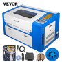 VEVOR Engraver 50W CO2 Engraving Cutter 300 mm x 500 mm CO2 Engraving Machine with Auxiliary Rotary Device for Wood, Glass, Acrylic