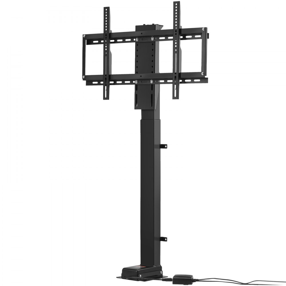VEVOR Motorized TV Lift with Swivel, Adjustable Height 28.74-68.11 Inch for 32-70 Inch TVs, Remote Controlled, 154 Lbs Capacity, Manual Left/Right Swivel 30°