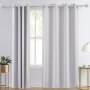 2 Set Blackout Curtain Grommet Window Panel Thermal Insulated Drapes 52x84 inch