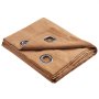 VEVOR Natural Linen Curtains, 52 x 84 inch 2 Panels Set, Grommet Light Filtering Thick Flax Textured Linen Drapes, Privacy Burlap for Living Room, Bedroom, Farmhouse, Sunroom, Office Window Curtain
